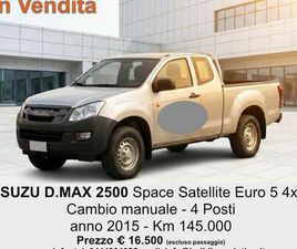 D-MAX II 2012 2.5 TD SPACE SATELLITE 4X4
