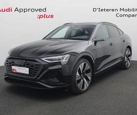 AUDI Q8 SPORTBACK E-TRON 55 AUDI Q8 E-TRON SPORTBACK S -LNE E-TRON 55 106 KWH 408 PK QUATTRO / OPEN DAK / ACC / LEDER / CAMERA / APPLE CARPLAY