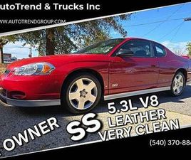 CHEVROLET MONTE CARLO ~SS~5.3L V8~LOW MILES~2007 CHEVY MONTE CARLO SS~LTHR~SUNROOF~WHEELS~