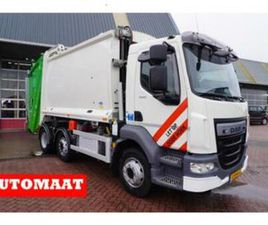 DAF LF 220 FAG TERBERG VUILNISWAGEN ACHTERLADER EURO6 — VRACHTWAGENS — MARKTPLAATS