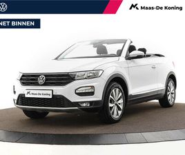 VOLKSWAGEN T-ROC CABRIOLET VOLKSWAGEN T-ROC CABRIO 1.5 TSI 150PK DSG STYLE · APPLE/ANDROID CAR PLAY · STOELVERWARMING · ALARM · NAVIGATIE · P-SENSOREN · 17'' INCH ·