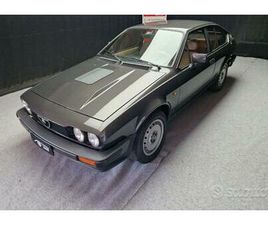 ALFA ROMEO ALFETTA GTV 6 ARIA COND ASI CRS