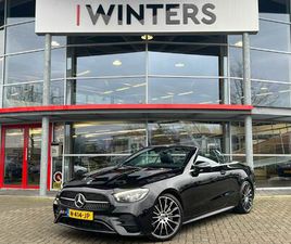 MERCEDES CLASSE E CABRIO E 200 MERCEDES-BENZ E-KLASSE CABRIO 200 AMG LINE | STOELVERWARMING | AIRSCARF | BURMESTER | FULL OPTIONS | DEALERAUTO |