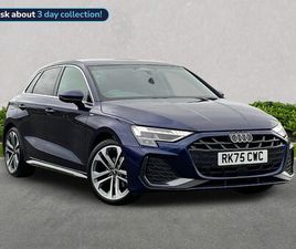 AUDI A3 1.5 TFSI 150 S LINE 5DR S TRONIC
