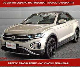 VOLKSWAGEN T-ROC CABRIO 1.5 TSI STYLE DEL 2023 USATA A ROMA