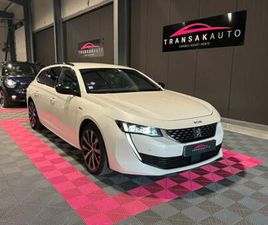 PEUGEOT 508 SW II 1.6L 180 CV S&S EAT8 GT LINE BOÎTE AUTO + VISION NOCTURNE + APPLE CARPLAY/ANDROID AUTO + CAMÉRA 360° + REG/LIM DE VITESSE