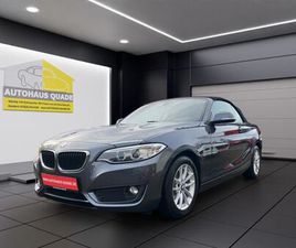 BMW 220 I ADVANTAGE CABRIO SERVICE-NEU LEDER