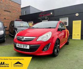 2012 VAUXHALL CORSA 1.2 16V LIMITED EDITION EURO 5 3DR PETROL