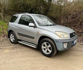 TOYOTA, RAV 4, ESTATE, 2002, MANUAL, 1794 (CC), 3 DOORS