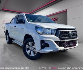 TOYOTA HILUX X-TRA CABINE MY20 4WD/ 2.4L/TVA RÉCUPÉRABLE/LEGENDE/RIDEAUX ALU ET ARCEAUX DE BENNE/GARANTIE 12 MOIS