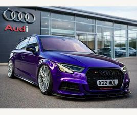 AUDI A3 SPORTBACK S3 2.0 TFSI BLACK EDITION SPORTBACK 5DR PETROL S TRONIC QUATTRO EURO 6 MODIFIED RS3 AIRLIFT BAGGED SHOWCAR 400 BHP WARRANTY AVAILABLE ◊
