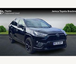 TOYOTA RAV4 TOYOTA RAV4 BLACK EDITION SUV'S 2.5 VVT-H BLACK EDITION CVT EURO 6 (START/STOP) 5DR
