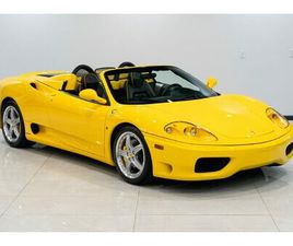 6K-MILE 2004 FERRARI 360 SPIDER