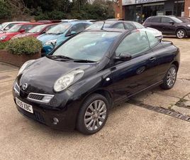 NISSAN MICRA C+C 2009 NISSAN MICRA C+C 1.6 ACENTA 2DR CONVERTIBLE PETROL MANUAL