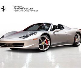 CERTIFIED 2014 FERRARI 458 SPIDER LAKE BLUFF IL 60044