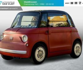 FIAT TOPOLINO - BASE | ROSSO CORALLO | PRIVATE LEASE € 169, -* | ACTIERADIUS 75KM | RIJKLAAR