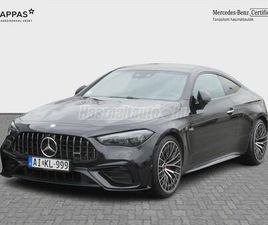 MERCEDES-AMG CLE 53 4MATIC 4MATIC+ 9G-TRONIC MILD HYBRID DRIVE COUPÉ. MO-I. ÁFÁ-S. GARANCIA. ISP. 1 TULAJDONOS. A GÉPKOCSI NAPI HASZNÁLATBAN