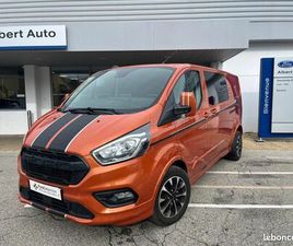 FORD TRANSIT CUSTOM FG 320 L2H1 2.0 ECOBLUE 185 CABINE APPROFONDIE SPORT 7CV
