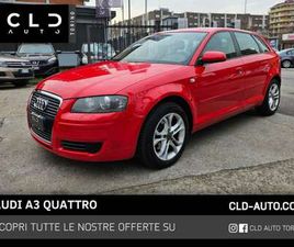 AUDI A3 BERLINA SPB 2.0 16V TDI QUATTRO