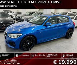 BMW SERIE 1 118D XDRIVE TETTO MSPORT FINANZIABILE
