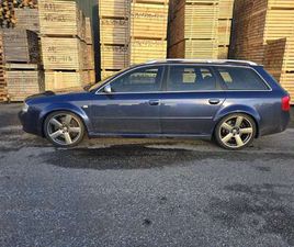 MOOIE STRAKKE BLAUWE A6 4.2 RS 6. WEINIG KM. MET 2 SETS ORIGINELE RS6 VELGEN MET ZOMER EN WINTER BANDEN.