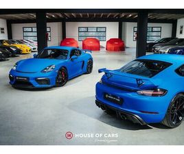 2021 PORSCHE CAYMAN - 718 GT4 CLUBSPORT PDK PTS / ARROW BLUE