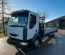 RENAULT MIDLUM RENAULT MIDLUM 220 -12C / NL TRUCK / CRANE MKG HLK-80 / MACH — VRACHTWAGENS — MARKTPLAATS