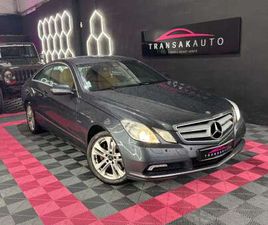 MERCEDES CLASSE E E 250 COUPE 250 CDI BLUEEFFICIENCY EXECUTIVE A 2.2 204 CH ~ SIÈGES CUIR ~ RADAR AV ET AR ~ BOITE AUTO ~