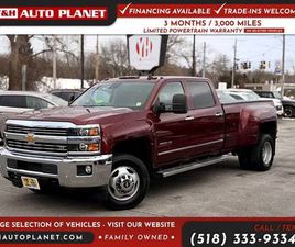 $720/MO - 2015 CHEVROLET SILVERADO 3500HD 3500 HD 3500-HD LTZ 4X4CREW
