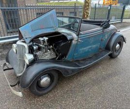 FORD MODEL B CABRIOLET FLATHEAD V8 HOTROD ALL STEEL — OLDTIMERS — MARKTPLAATS
