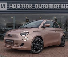 FIAT 500 3+1 LA PRIMA 42 KWH | SOH 90,3% | ROSE GOLD | DEALER ONDERHOUDEN | CAMERA