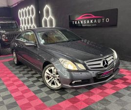 MERCEDES CLASSE E COUPE E 250 MERCEDES CLASSE E COUPE 250 CDI BLUEEFFICIENCY EXECUTIVE A 2.2 204 CH ~ SIÈGES CUIR ~ RADAR AV ET AR ~ BOITE AUTO ~