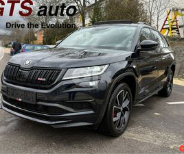SKODA KODIAQ RS ŠKODA KODIAQ VRS 2.0 TDI 4X4 176KW ACTIV SOUND PANO KAM 360