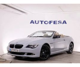 BMW SERIE 6 CABRIOLET 630 630I E63 AUTO 272CV 2P AUTO # NAVY, CUERO, LEVAS BLUETOOTH