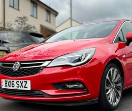 VAUXHALL ASTRA VAUXHALL, ASTRA, HATCHBACK, 2016, MANUAL, 1598 (CC), 5 DOORS