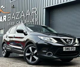 NISSAN QASHQAI 2016 NISSAN QASHQAI 1.2 DIG-T N-CONNECTA 5DR HATCHBACK PETROL MANUAL
