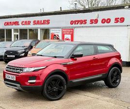 2014 LAND ROVER RANGE ROVER EVOQUE 2.2 SD4 PURE 3DR [TECH PACK] COUPE DIESEL MANUAL