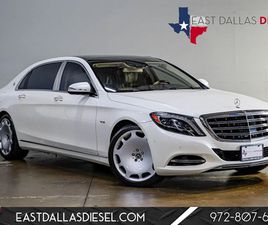 MERCEDES CLASSE S MAYBACH S 600 2017 MERCEDES-BENZ MAYBACH S600 2 OWNER DEALER SERVICED EXECUTIVE PKG MAGIC SKY