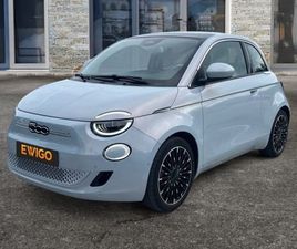 FIAT 500 500E ELECTRIC 120 58PPM 42KWH AUTONOMIE-320KMH LA-PRIMA BVA 1 ÈRE MAIN CARPLAY TOIT PANORAMIQUE