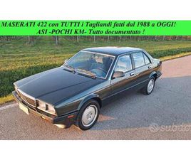 MASERATI 422 TUTTI I TAGLIANDI FATTI KM 90.000