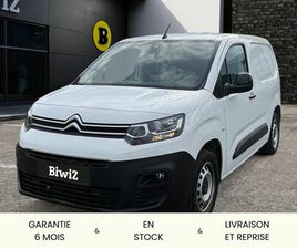 CITROEN BERLINGO VU FOURGON 1.5 BLUEHDI 130 CH M 650KG CLUB TVA RÉCUPÉRABLE /GIRAFON/CARPLAY/CAMÉRA DE RECUL/RADAR AV ET AR