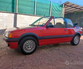 PEUGEOT 205 CABRIOLET CTI PEUGEOT 205 CABRIO 1.6 CTI PRIMA SERIE ASI TRENTEN