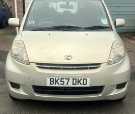 DAIHATSU, SIRION, HATCHBACK, 2007, MANUAL, 998 (CC), 5 DOORS