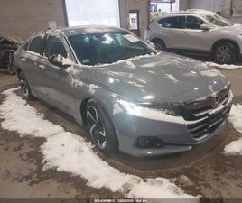 HONDA ACCORD 1.5L I-4 DI, DOHC, VVT, TURBO, 192HP FRONT WHEEL