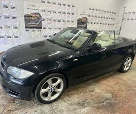 BMW SERIE 1 CABRIOLET 118 2011 2.0 118D SPORT CONVERTIBLE 2DOOR