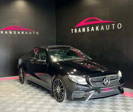 MERCEDES CLASSE E COUPE 300 9G-TRONIC 245 CH AMG LINE / SUIVI 100% MB / TO / BURMESTER / AFF TETE HAUTE / SIEGES ELEC MEM + CHAUFFANT / MULTIBEAM