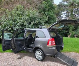 2011 VAUXHALL ZAFIRA 1.8I EXCLUSIV WHEELCHAIR ACCESSIBLE VEHICLE 4 SEATER WHEELCHAIR ACCESSIBLE V...