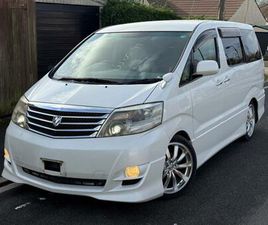 FRESH IMPORT 2007 TOYOTA ALPHARD G SELECTION 2.4 8 SEATER HALF LEATHERS ULEZ 56K
