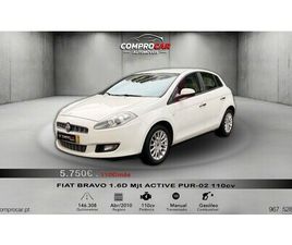 FIAT BRAVO 1.6D MJT ACTIVE PUR-02 110CV - 146.308KMS ABRIL/10