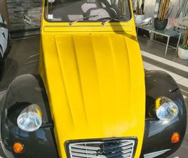 2 CV CHARLESTON JAUNE ET NOIR